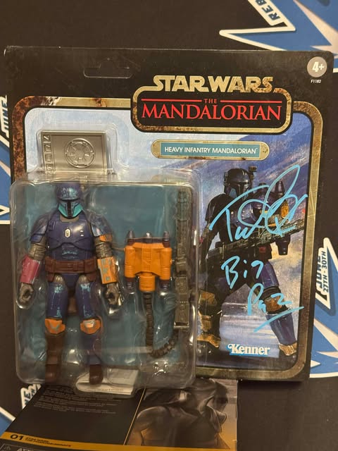 Paz Vizsla - The Black Series Credit Collection - SIGNED by Tait