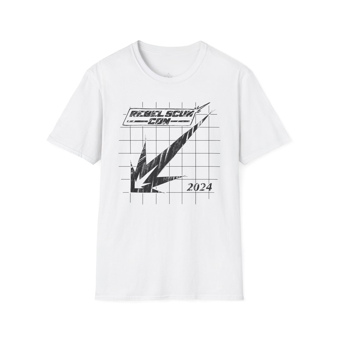 Black RSC STRIKE LOGO Blueprint Sketch T-Shirt