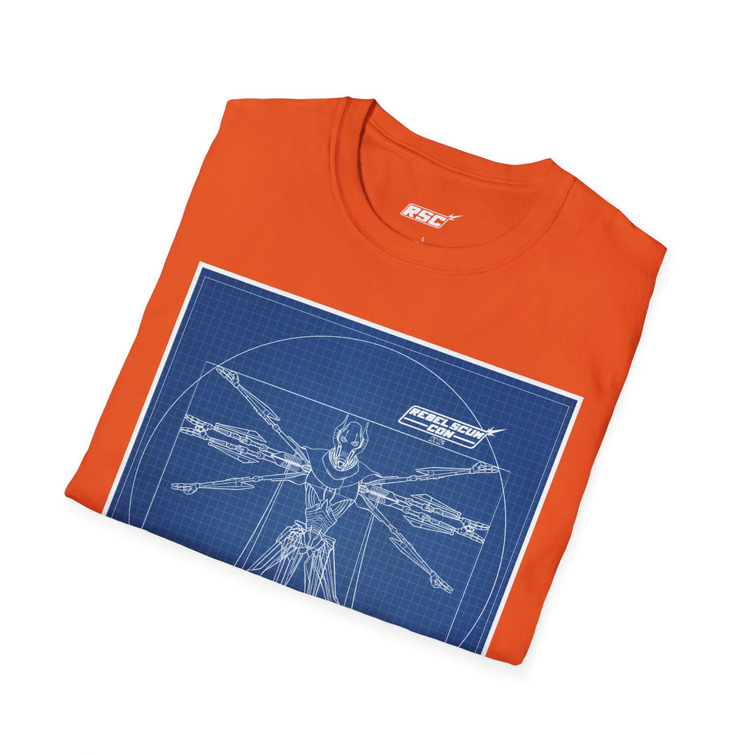 Rebel Scum Con 2025 - Grievous  T-Shirt - with RSC neck label