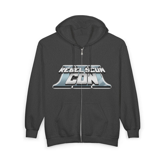 Rebel Scum Con 2026 - RSC III - Unisex Heavy Blend™ Full Zip Hooded Sweatshirt Version 1 - 4 Colors