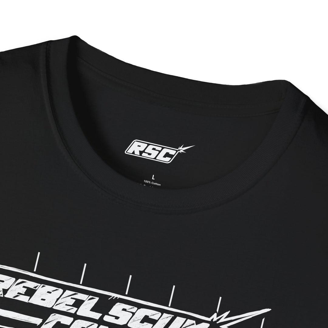 RSC White STRIKE LOGO Blueprint Sketch T-Shirt