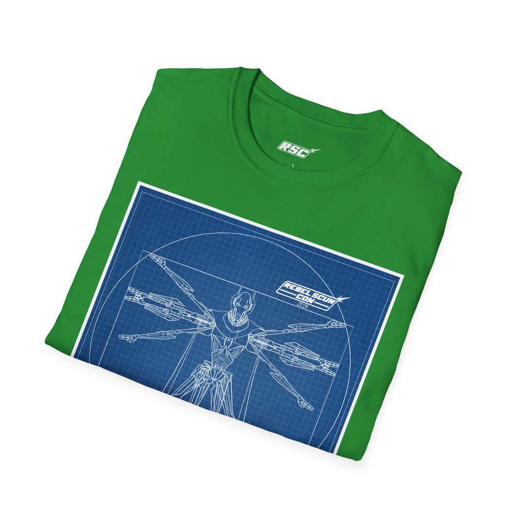 Rebel Scum Con 2025 - Grievous  T-Shirt - with RSC neck label