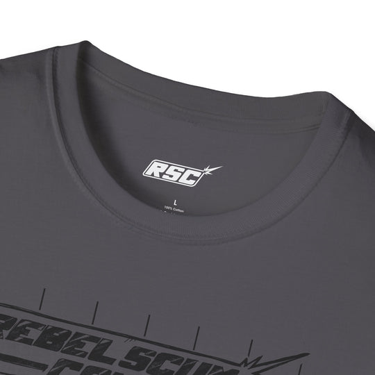 Black RSC STRIKE LOGO Blueprint Sketch T-Shirt