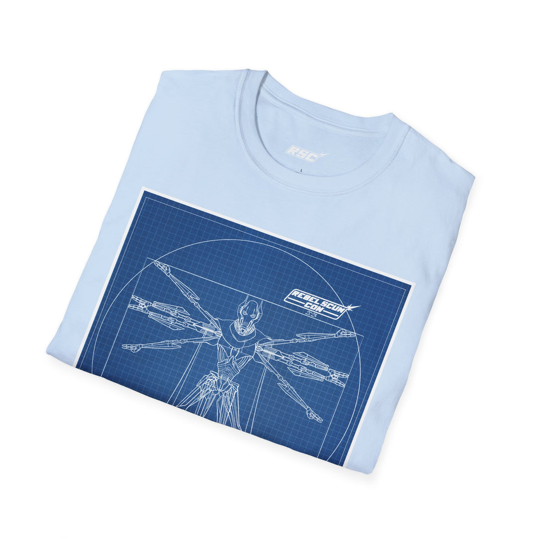 Rebel Scum Con 2025 - Grievous  T-Shirt - with RSC neck label