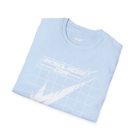 RSC White STRIKE LOGO Blueprint Sketch T-Shirt