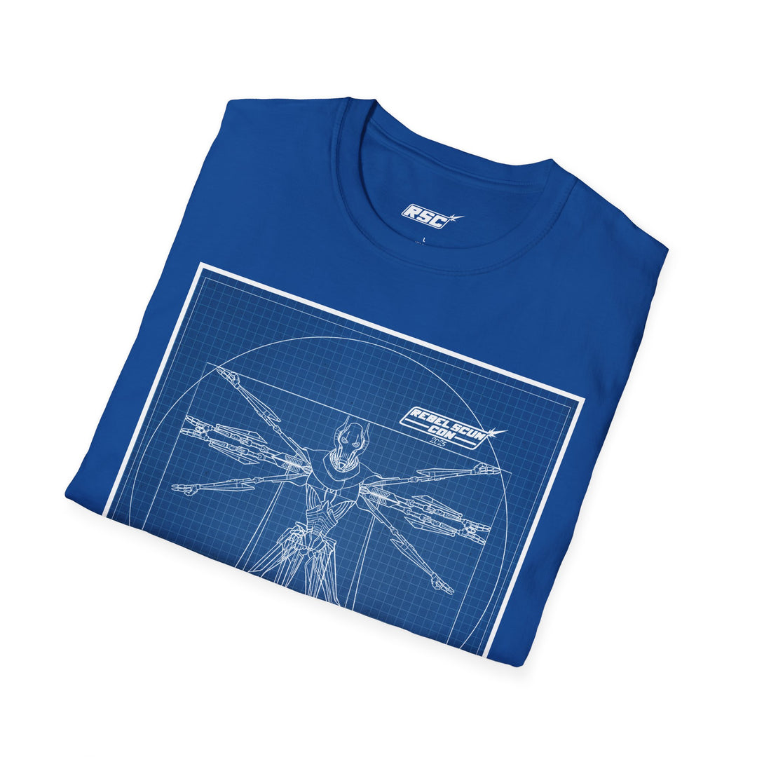 Rebel Scum Con 2025 - Grievous  T-Shirt - with RSC neck label