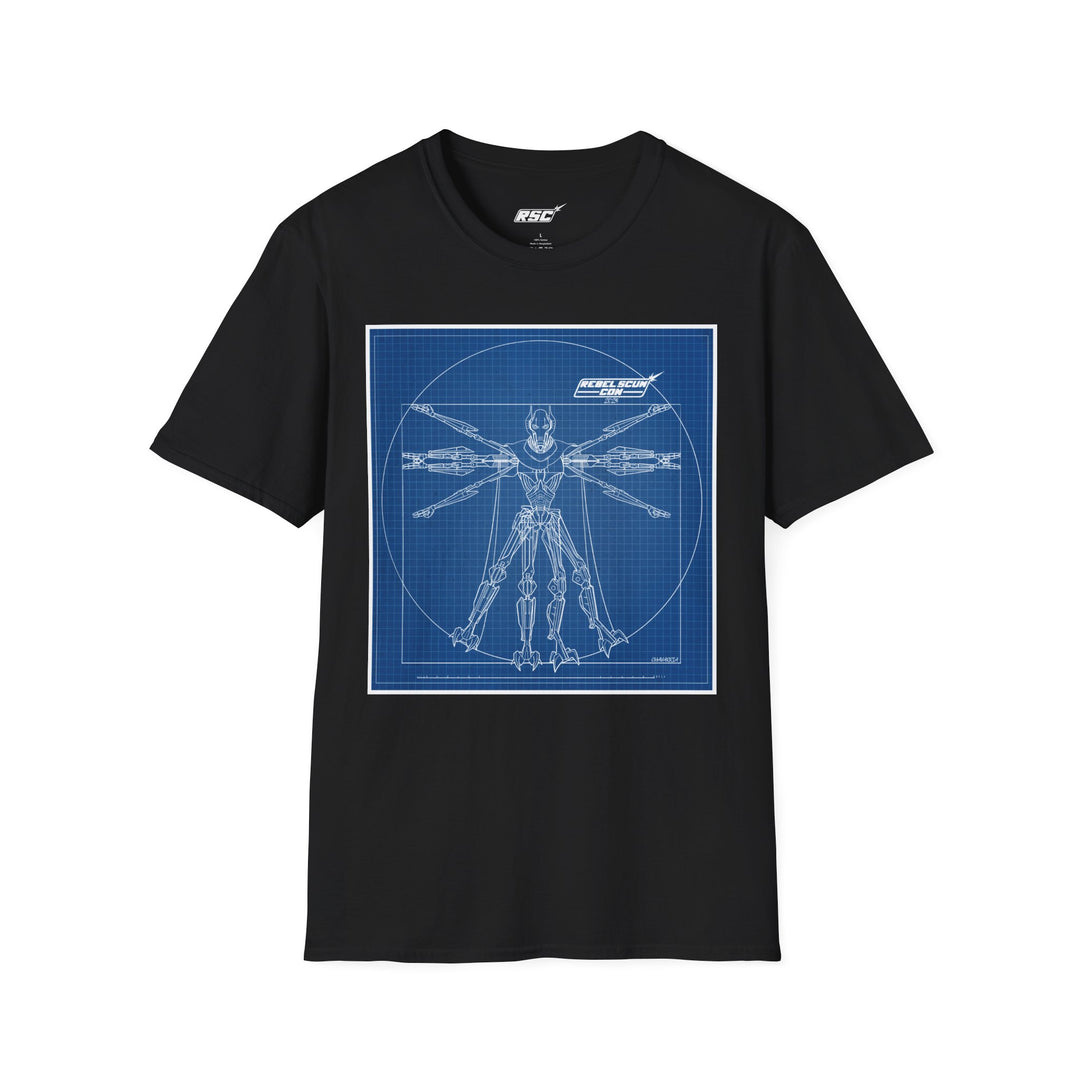 Rebel Scum Con 2025 - Grievous  T-Shirt - with RSC neck label