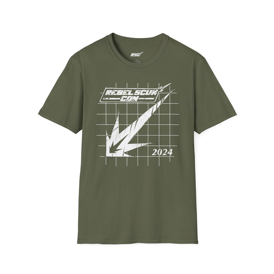 RSC White STRIKE LOGO Blueprint Sketch T-Shirt