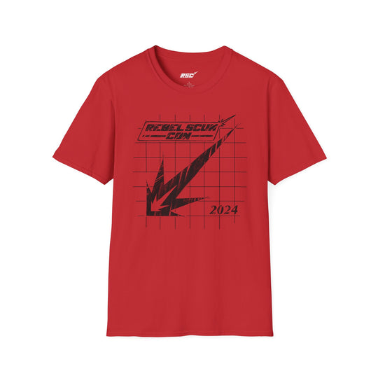 Black RSC STRIKE LOGO Blueprint Sketch T-Shirt