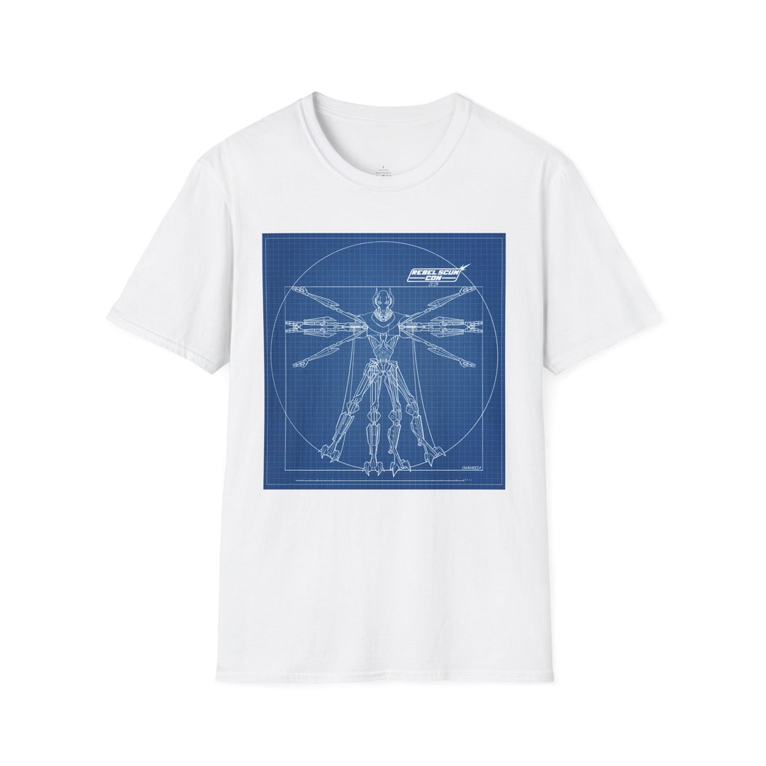 Rebel Scum Con 2025 - Grievous  T-Shirt - with RSC neck label