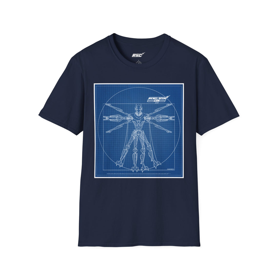 Rebel Scum Con 2025 - Grievous  T-Shirt - with RSC neck label