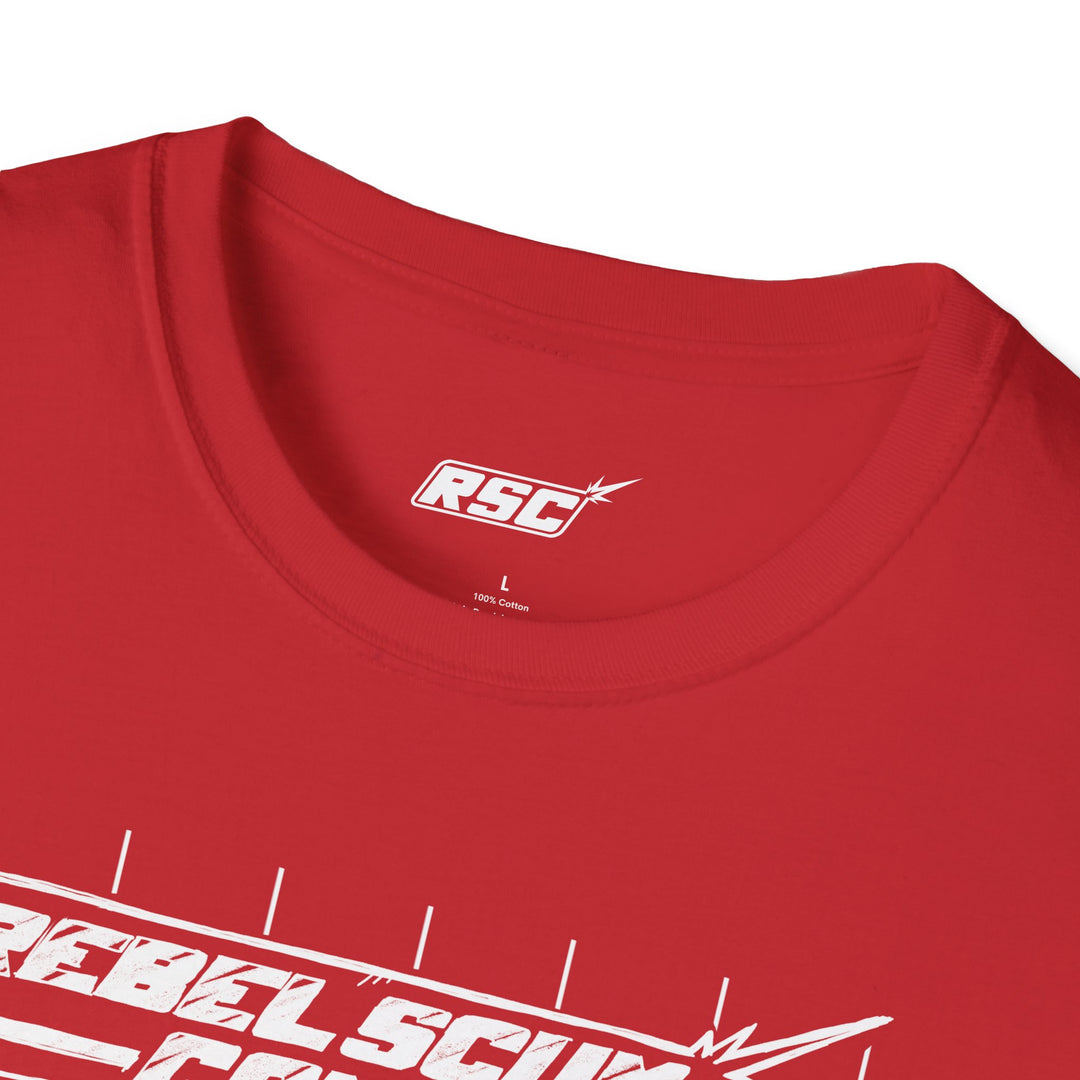 RSC White STRIKE LOGO Blueprint Sketch T-Shirt