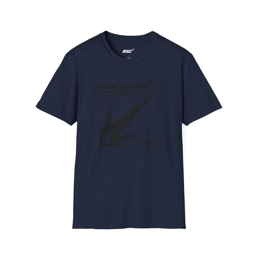 Black RSC STRIKE LOGO Blueprint Sketch T-Shirt