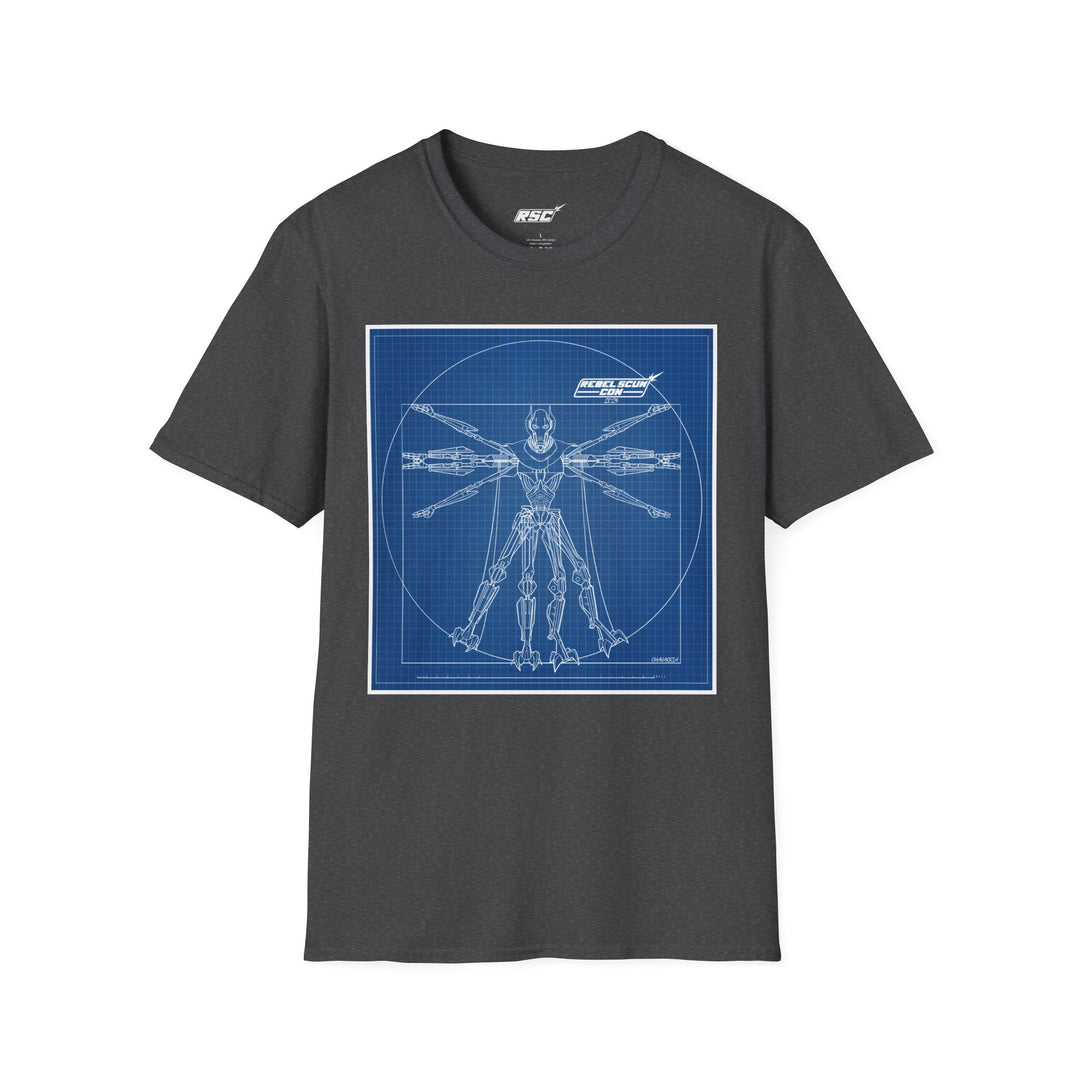 Rebel Scum Con 2025 - Grievous  T-Shirt - with RSC neck label