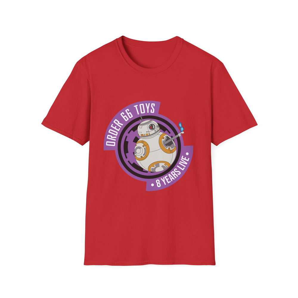 Order 66 Toys Live - 8 Years Live -  T-Shirt