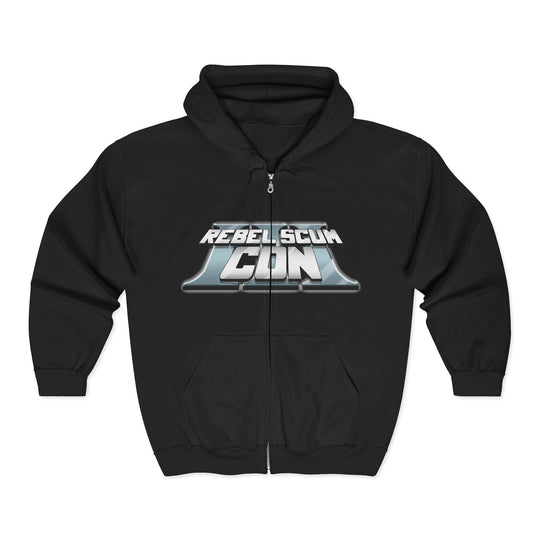 Rebel Scum Con 2026 - RSC III - Unisex Heavy Blend™ Full Zip Hooded Sweatshirt Version 1 - 4 Colors