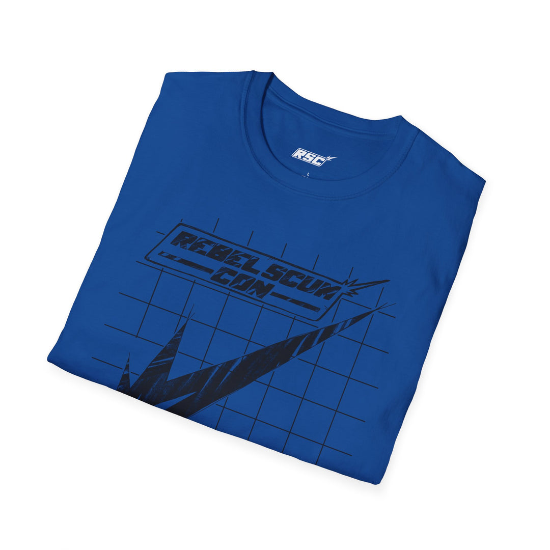 Black RSC STRIKE LOGO Blueprint Sketch T-Shirt