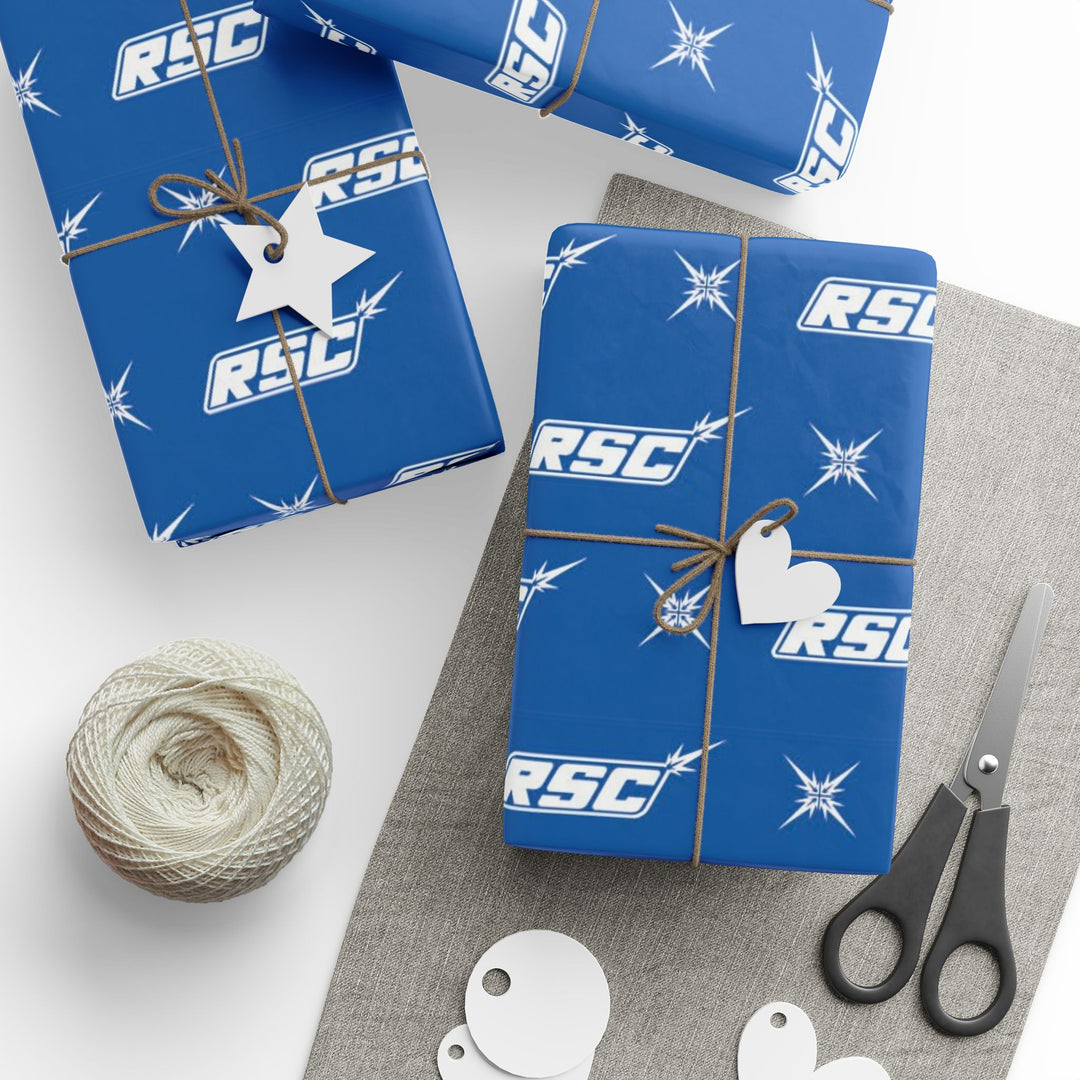 RSC & Super Strike Logo Wrapping Paper — Repeat 'RSC' Pattern Gift Wrap