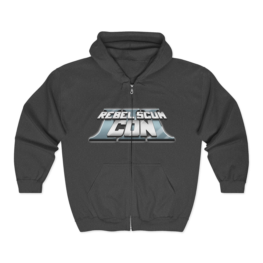 Rebel Scum Con 2026 - RSC III - Unisex Heavy Blend™ Full Zip Hooded Sweatshirt Version 1 - 4 Colors