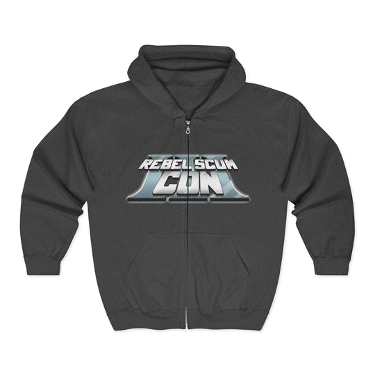 Rebel Scum Con 2026 - RSC III - Unisex Heavy Blend™ Full Zip Hooded Sweatshirt Version 1 - 4 Colors