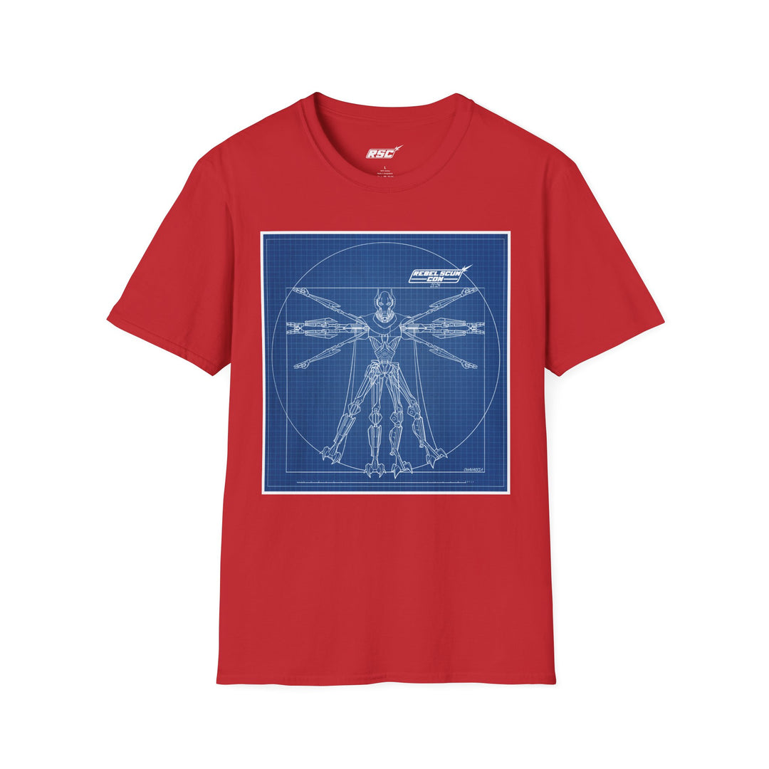 Rebel Scum Con 2025 - Grievous  T-Shirt - with RSC neck label
