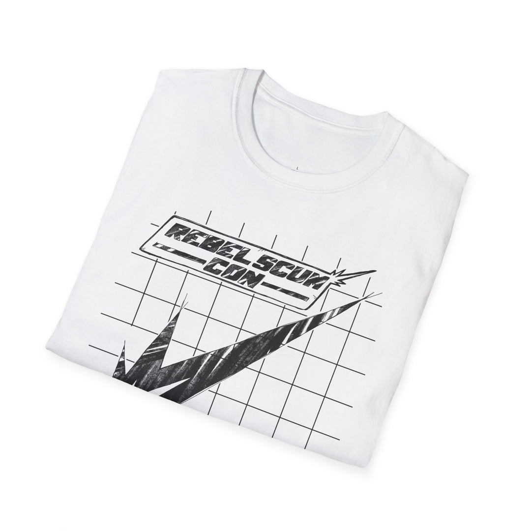 Black RSC STRIKE LOGO Blueprint Sketch T-Shirt