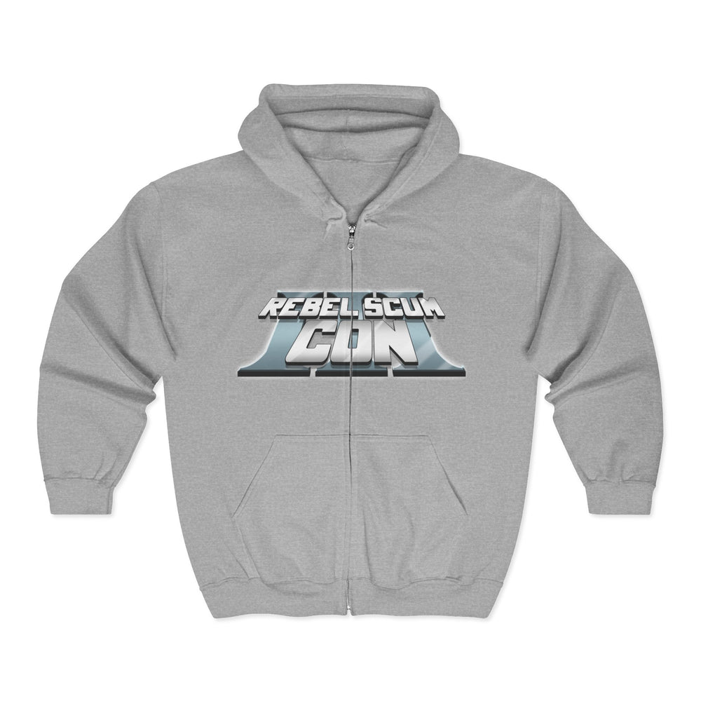 Rebel Scum Con 2026 - RSC III - Unisex Heavy Blend™ Full Zip Hooded Sweatshirt Version 1 - 4 Colors