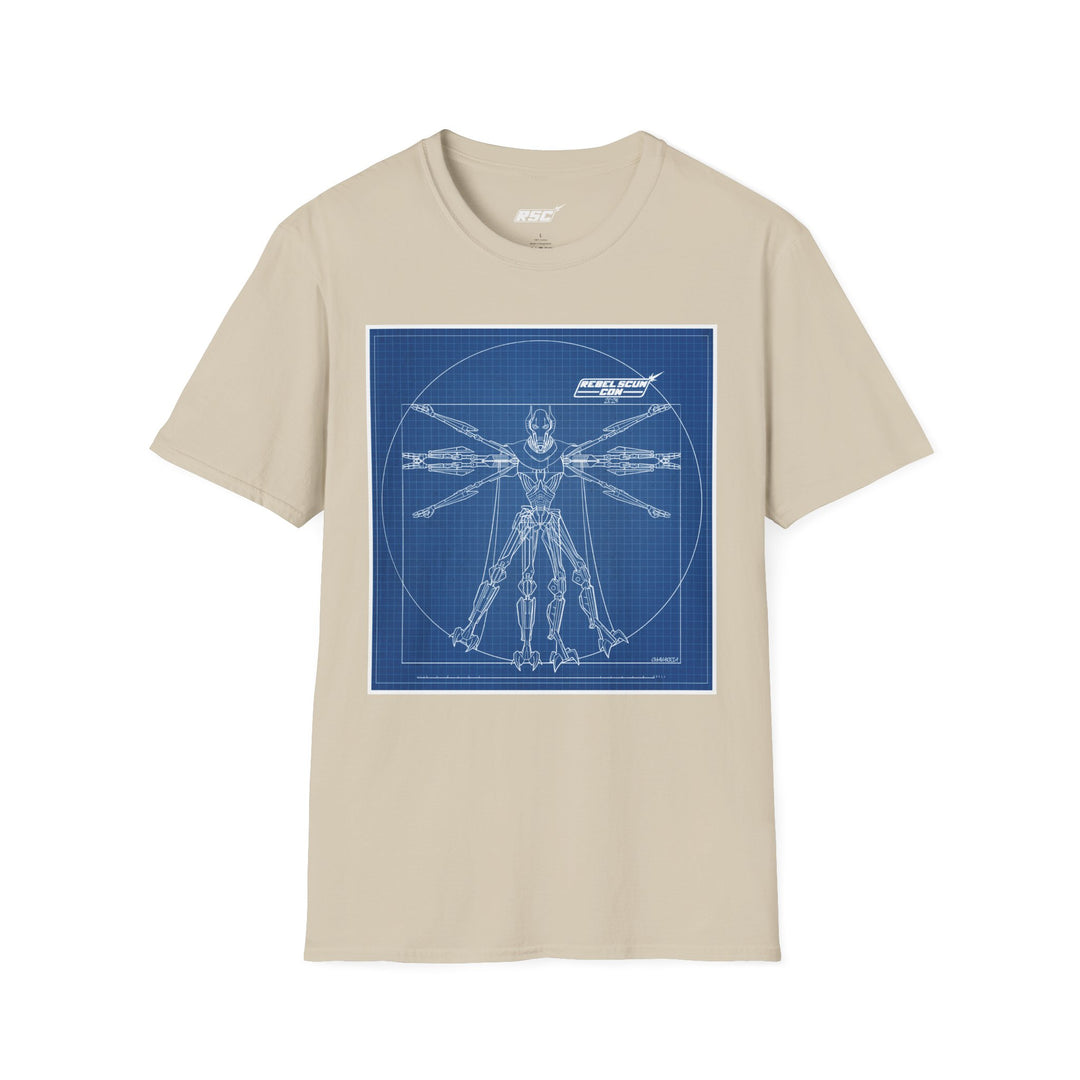 Rebel Scum Con 2025 - Grievous  T-Shirt - with RSC neck label