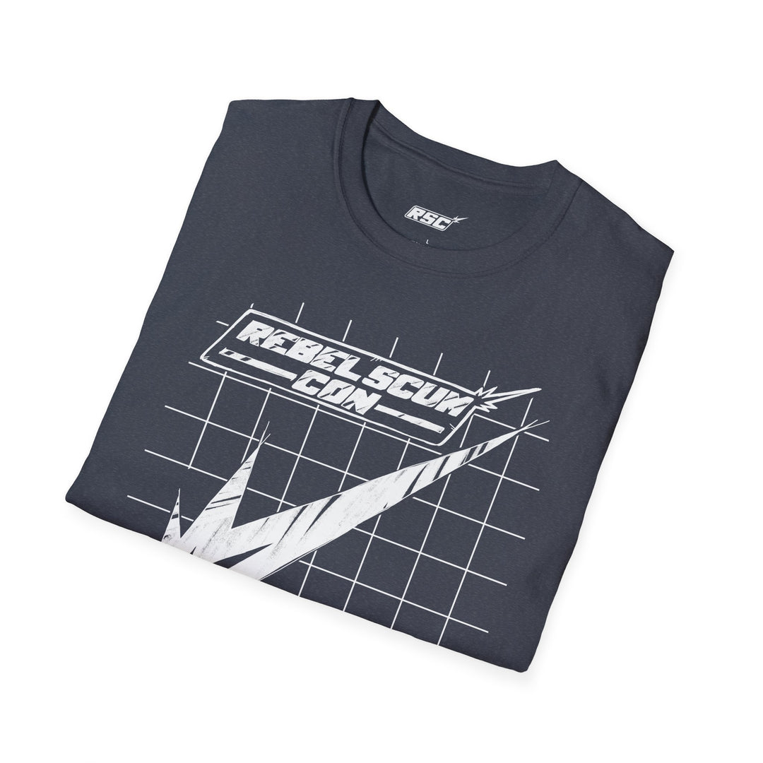 RSC White STRIKE LOGO Blueprint Sketch T-Shirt