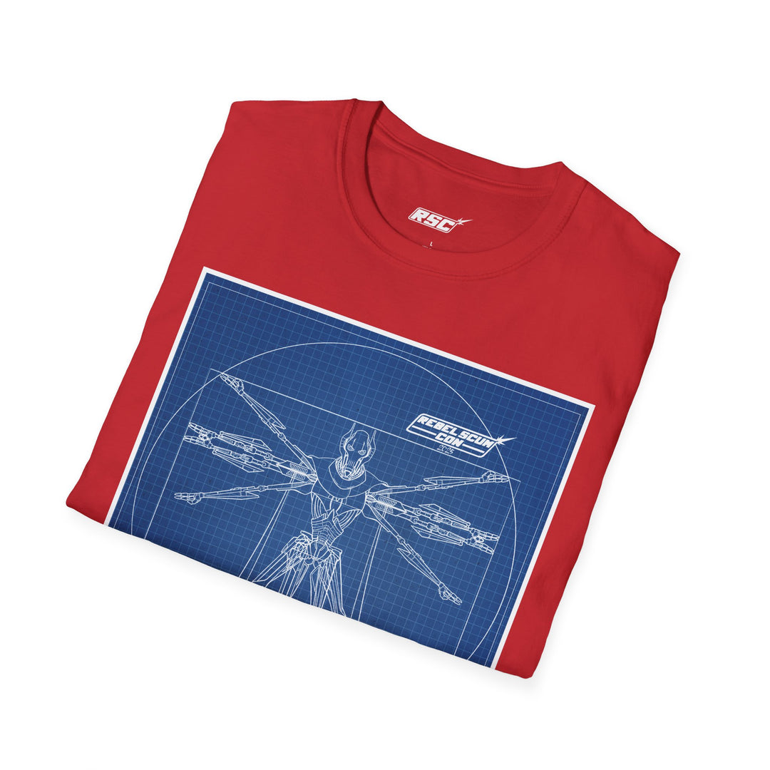 Rebel Scum Con 2025 - Grievous  T-Shirt - with RSC neck label