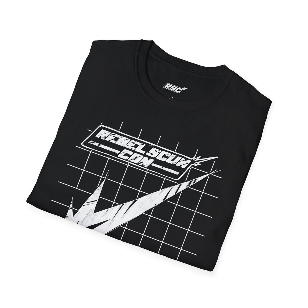 RSC White STRIKE LOGO Blueprint Sketch T-Shirt