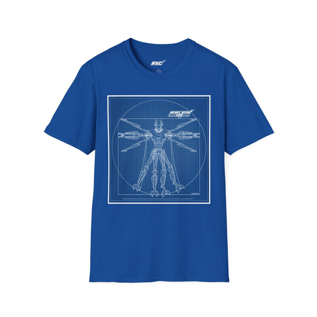 Rebel Scum Con 2025 - Grievous  T-Shirt - with RSC neck label