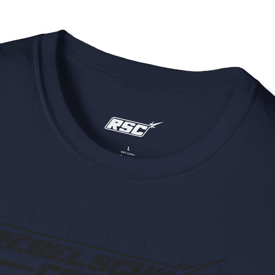 Black RSC STRIKE LOGO Blueprint Sketch T-Shirt