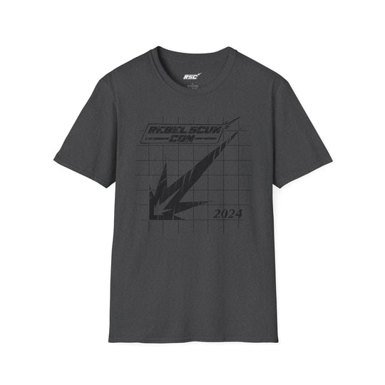 Black RSC STRIKE LOGO Blueprint Sketch T-Shirt