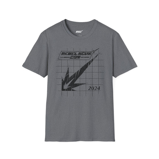 Black RSC STRIKE LOGO Blueprint Sketch T-Shirt