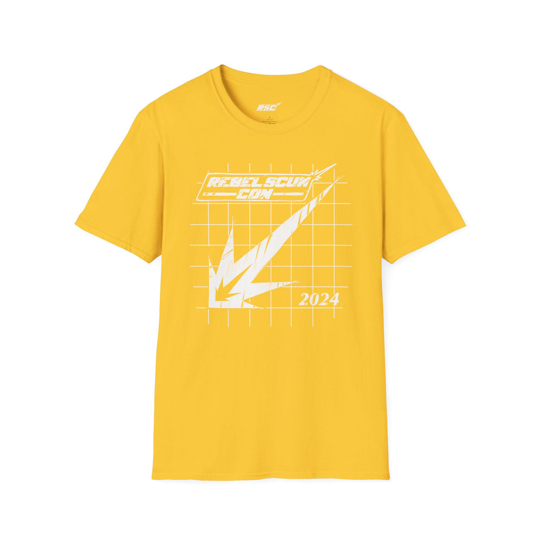 RSC White STRIKE LOGO Blueprint Sketch T-Shirt