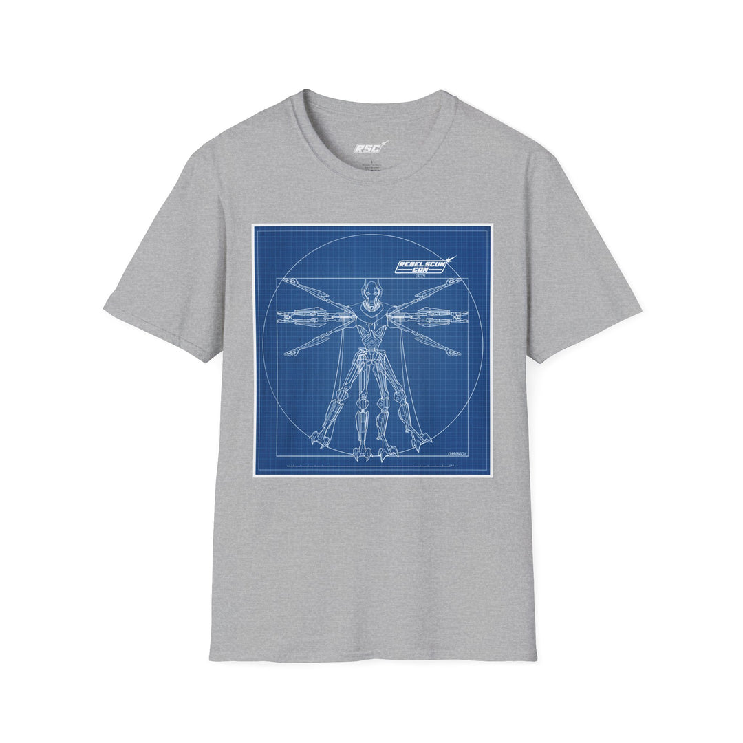 Rebel Scum Con 2025 - Grievous  T-Shirt - with RSC neck label