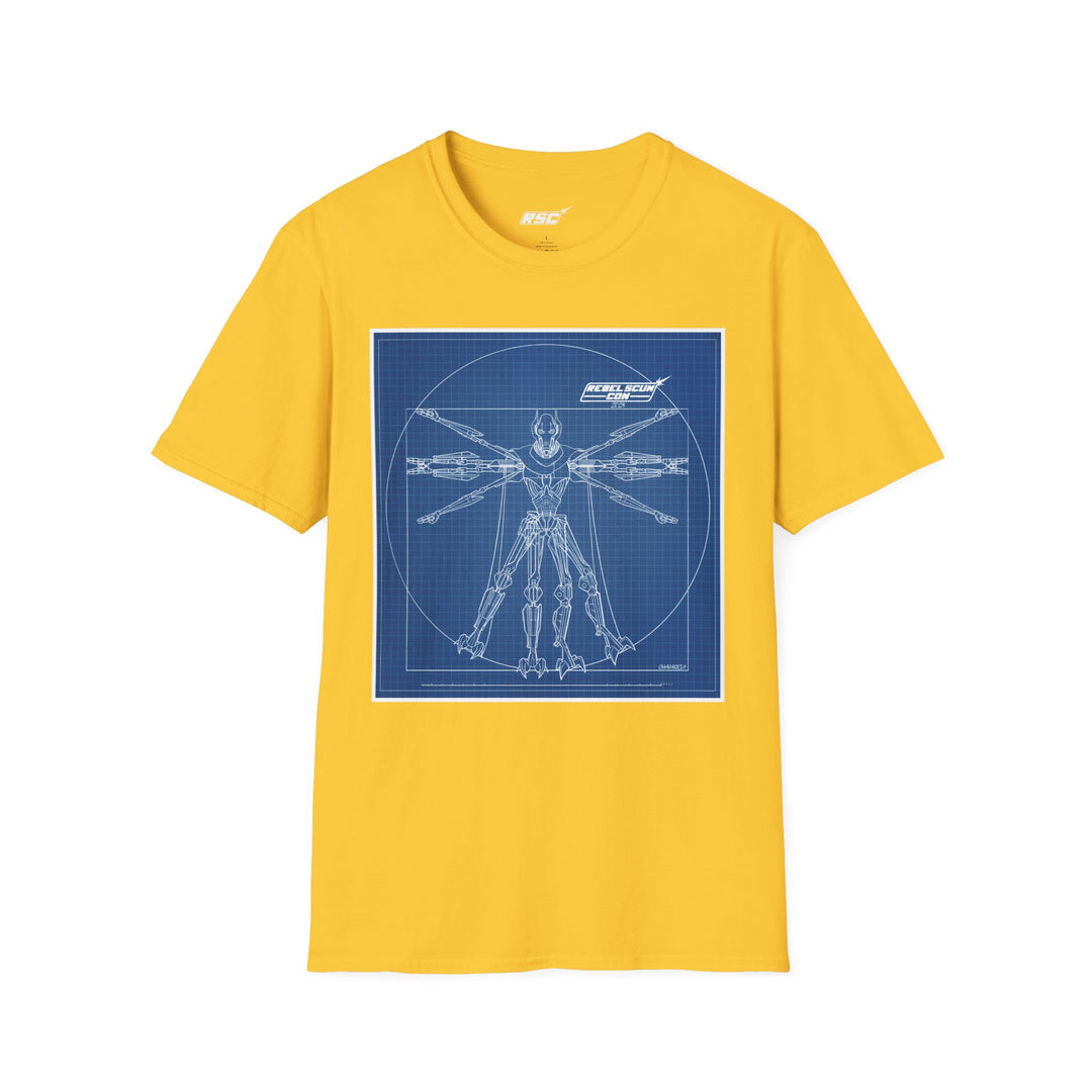 Rebel Scum Con 2025 - Grievous  T-Shirt - with RSC neck label