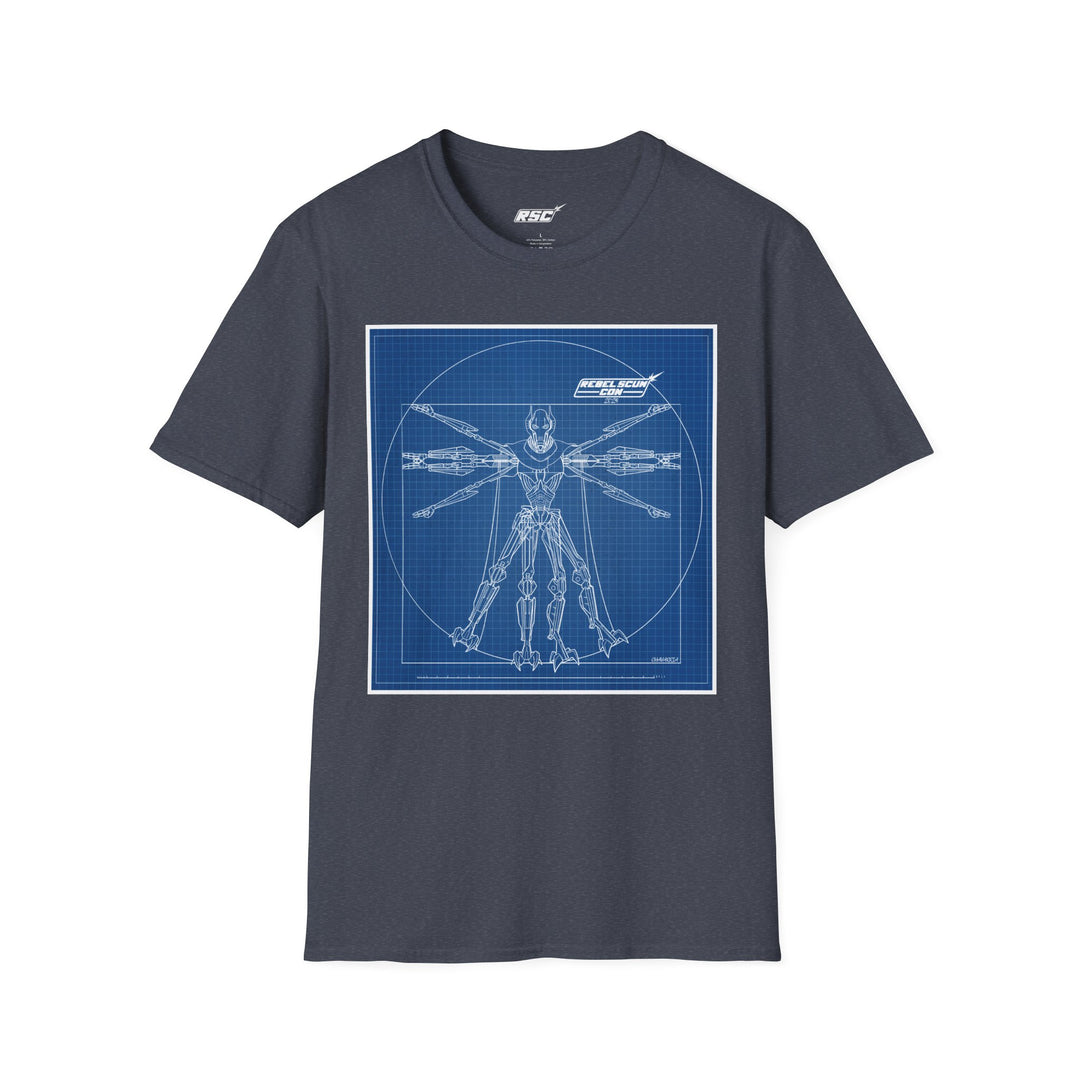 Rebel Scum Con 2025 - Grievous  T-Shirt - with RSC neck label