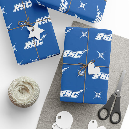 RSC & Super Strike Logo Wrapping Paper — Repeat 'RSC' Pattern Gift Wrap