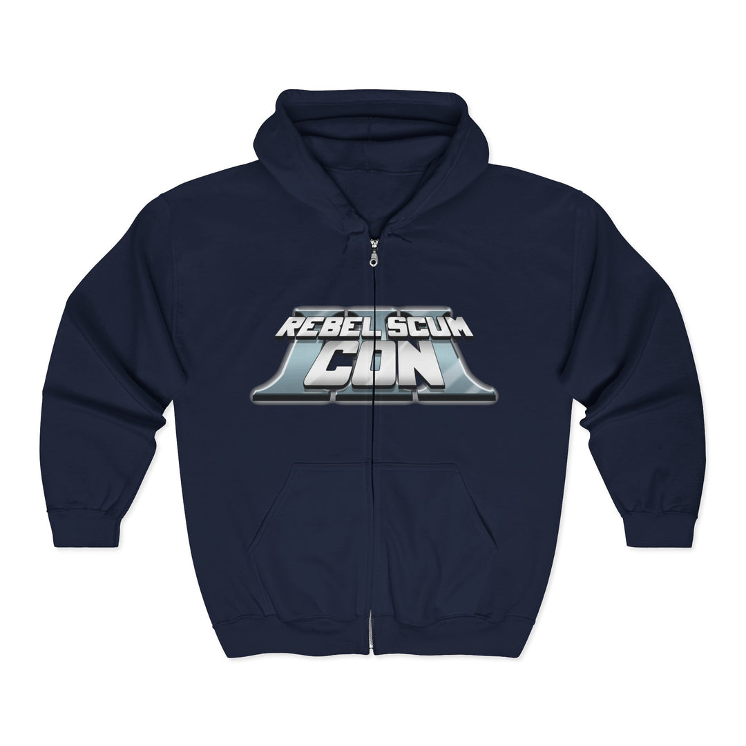 Rebel Scum Con 2026 - RSC III - Unisex Heavy Blend™ Full Zip Hooded Sweatshirt Version 1 - 4 Colors