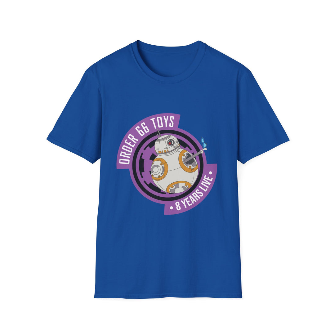 Order 66 Toys Live - 8 Years Live -  T-Shirt