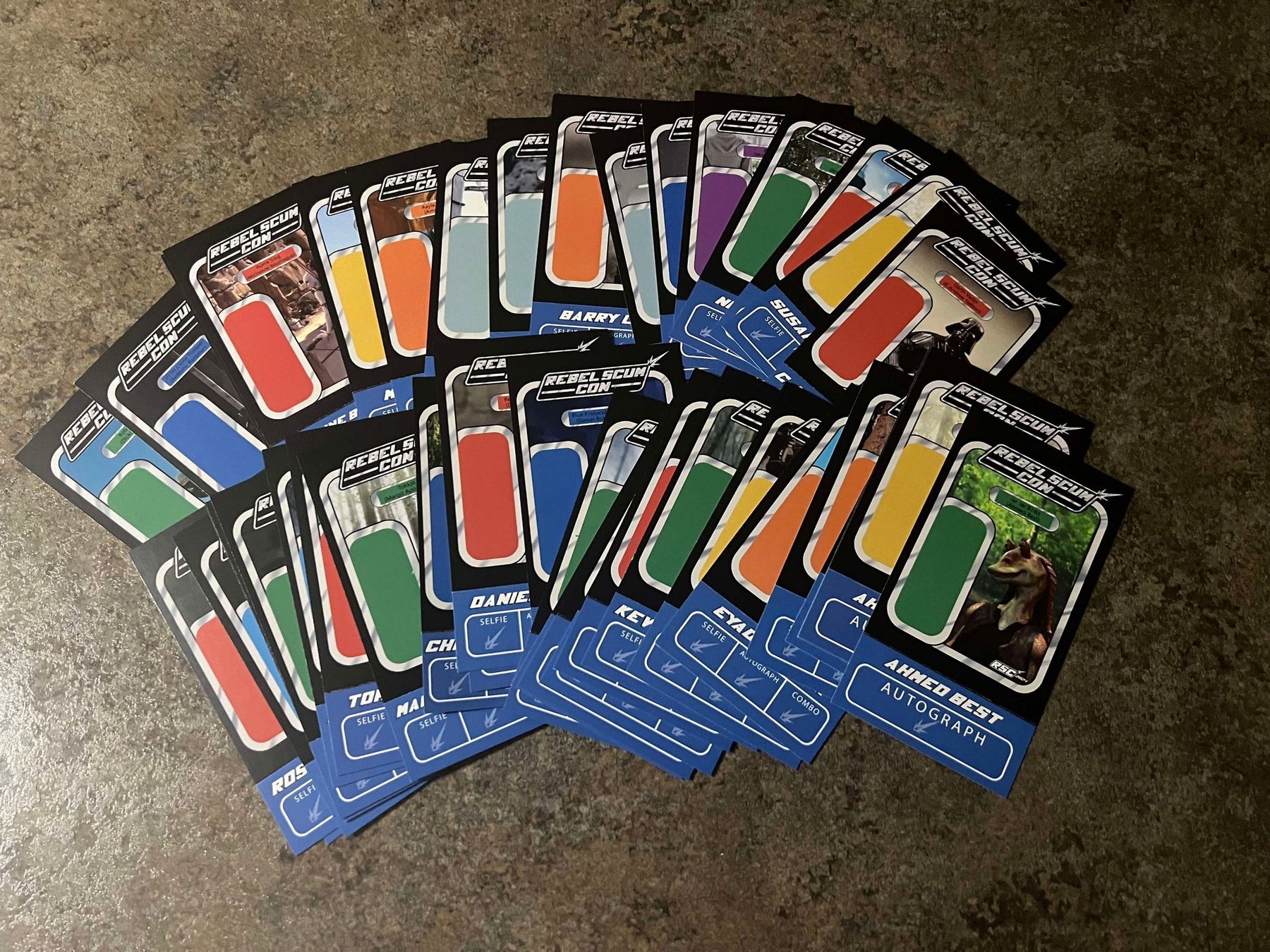Full Set of RSC 2024 Guests Trading Cards – Rebel Scum Con