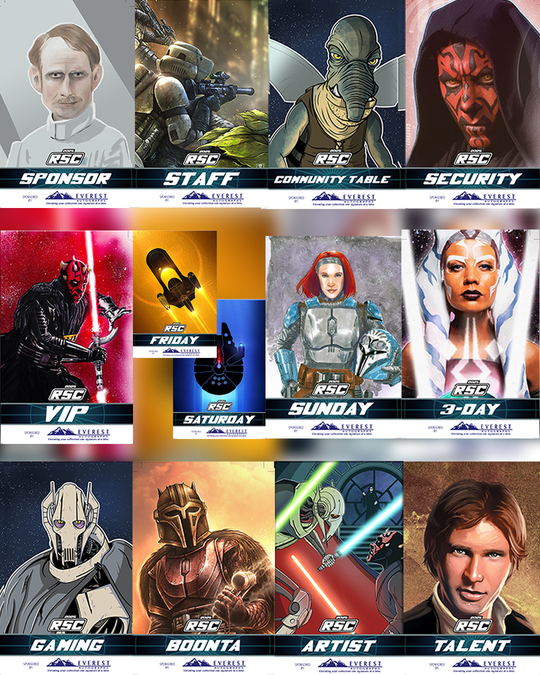 RSC25 Complete Badge Set with Individually Numbered Storage Box